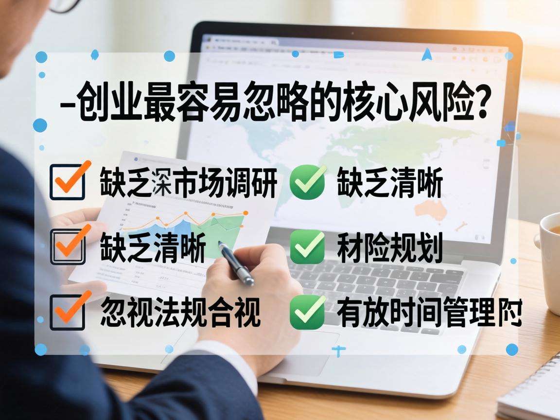 普通人首次创业最容易忽略的核心风险有哪些