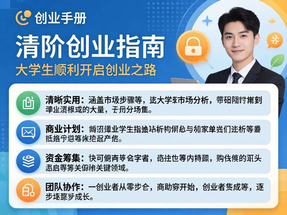 大学生创业手册里有哪些能直接落地的初阶创业指南