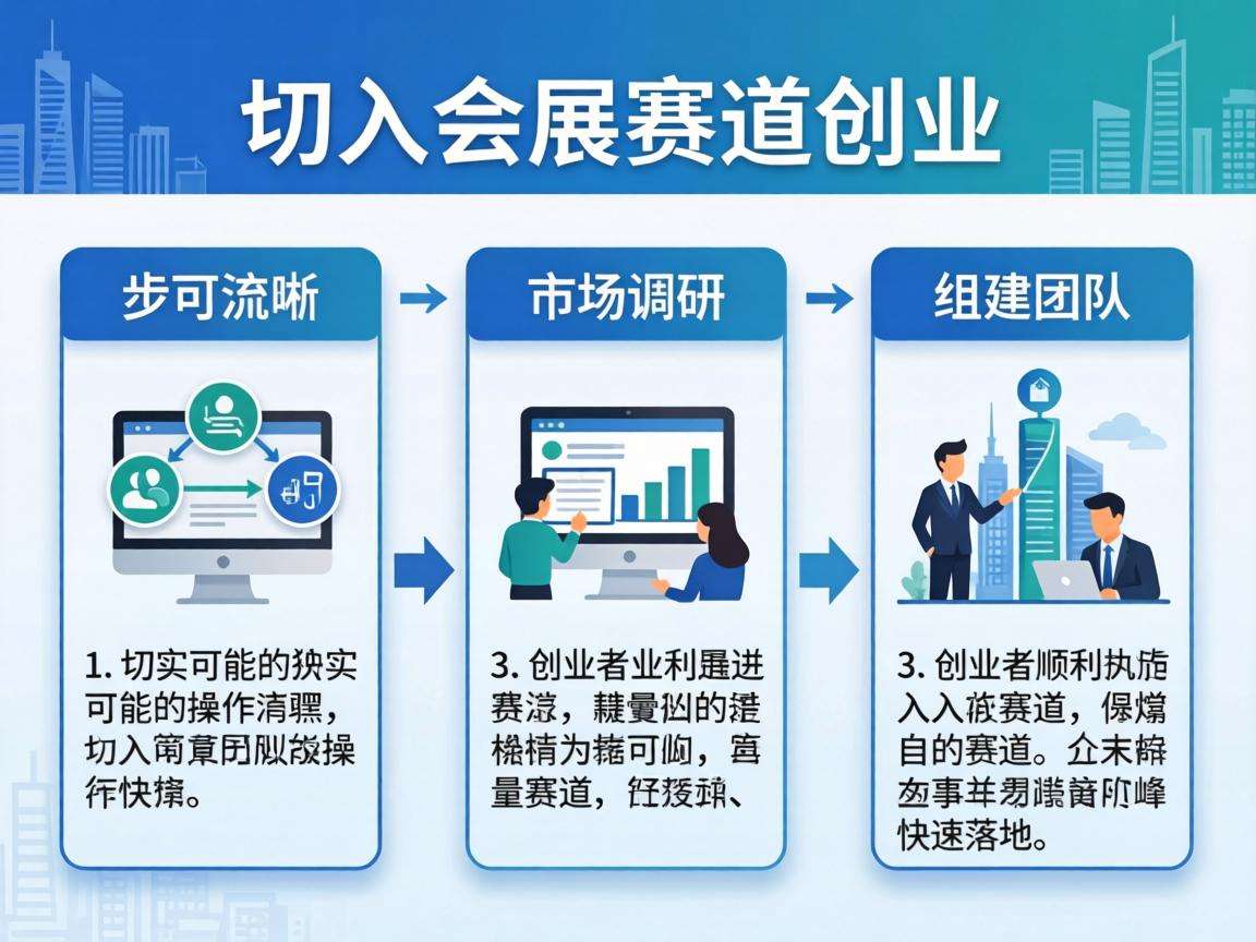 普通人切入会展赛道创业有哪些可落地的实操指南