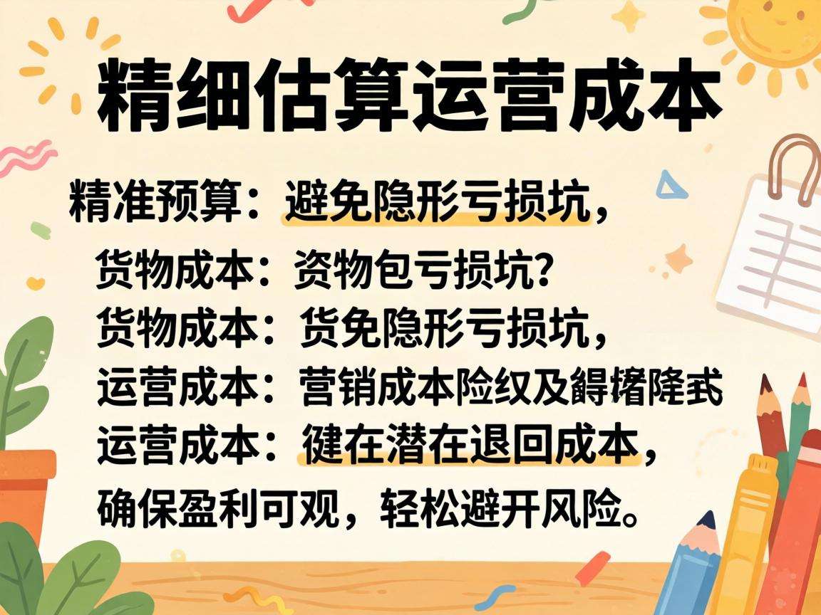 开网店前怎么做好运营成本测算才能避开隐形亏损坑