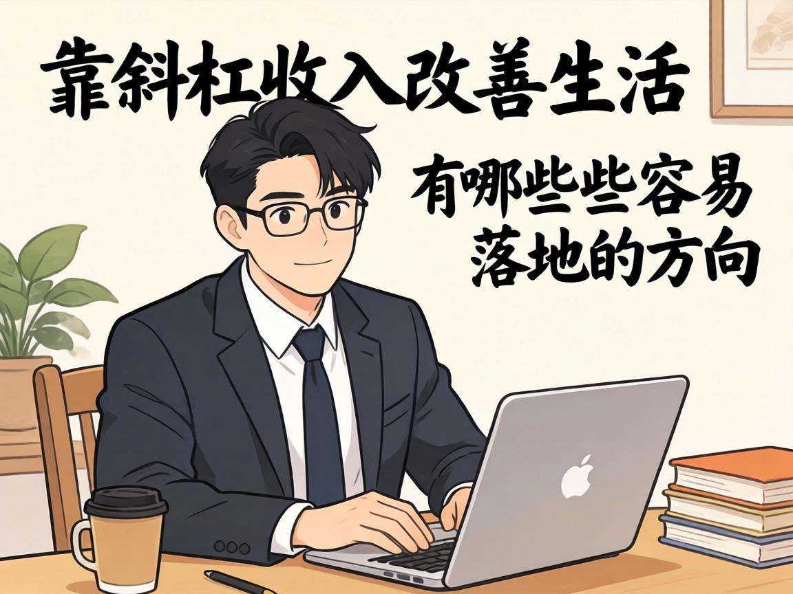 普通人想靠斜杠收入改善生活，有哪些容易落地的方向？