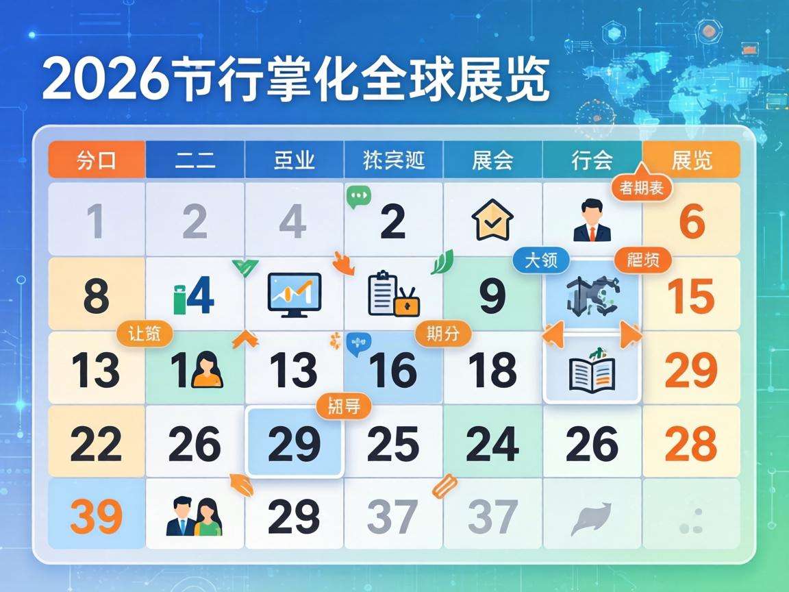 2026各行业展会排期表在哪里可以查询到完整版本