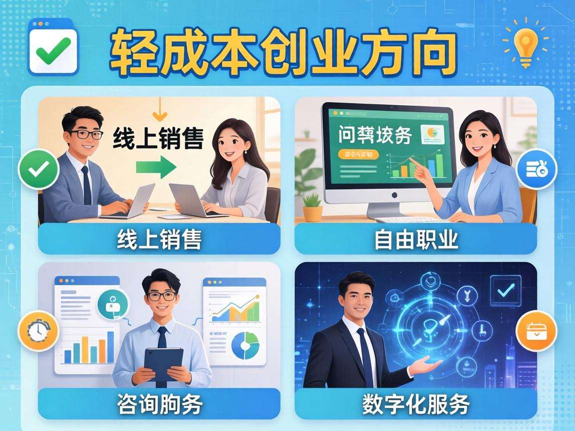 普通人可落地的轻成本创业方向都有哪些值得尝试
