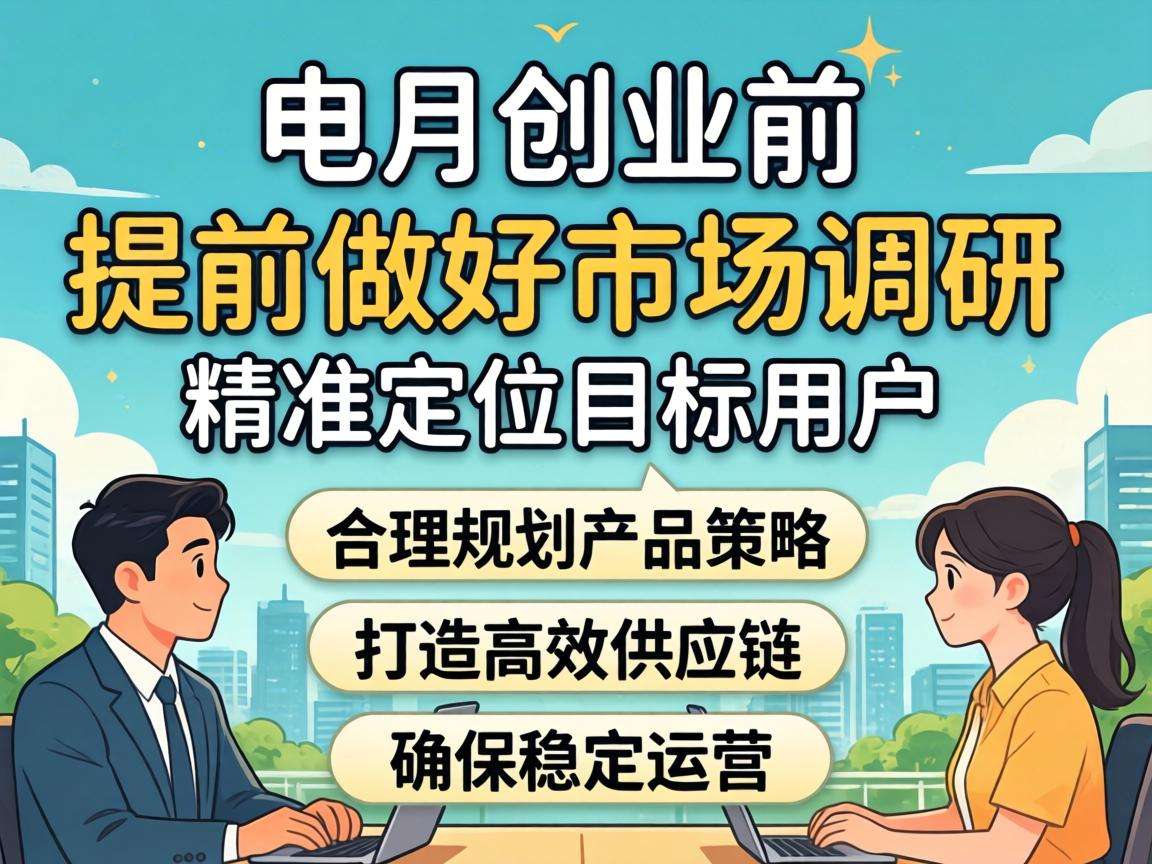 想做好电商创业需要提前做好哪些核心准备才能少走弯路