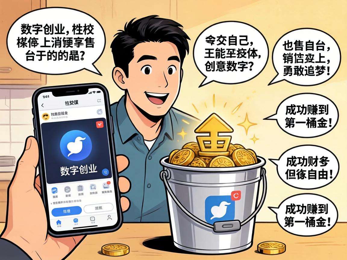 没资源没背景的普通人靠数字创业真的能赚到第一桶金吗
