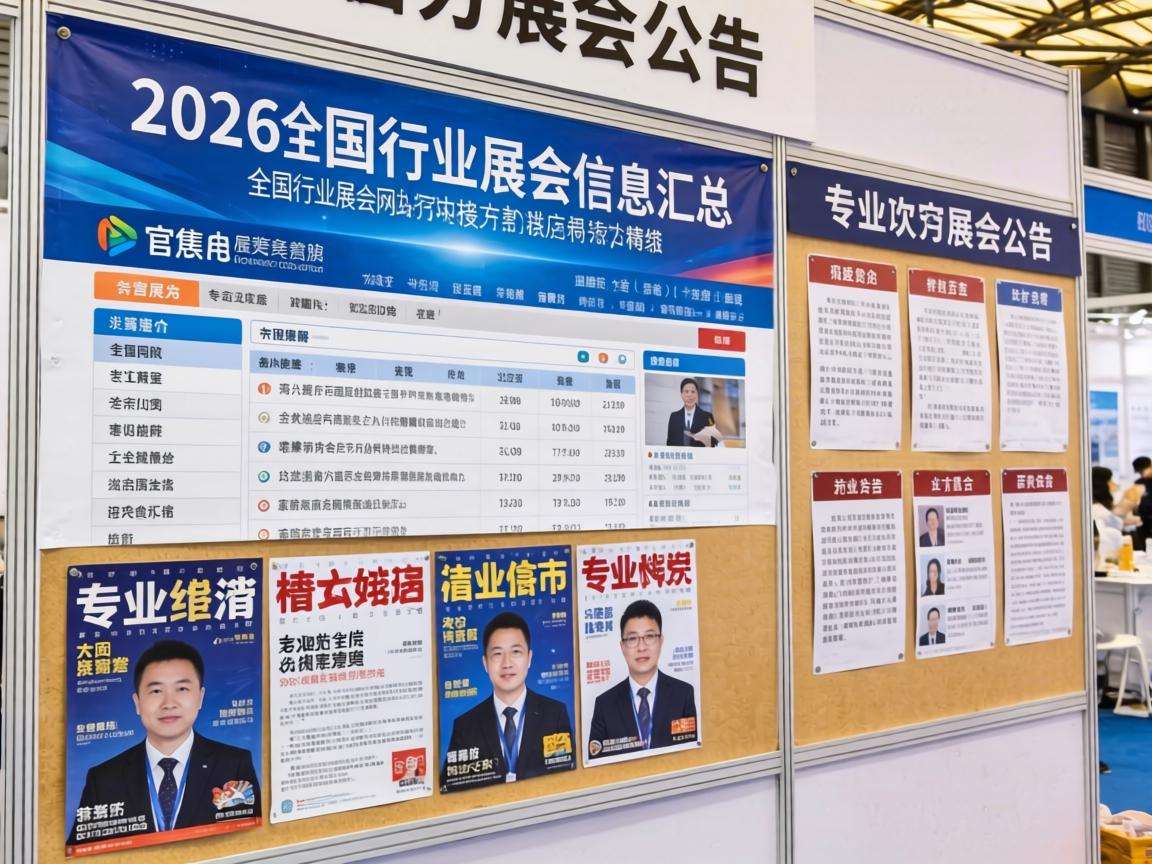 2026年全国展会信息汇总要从哪些渠道获取更全面