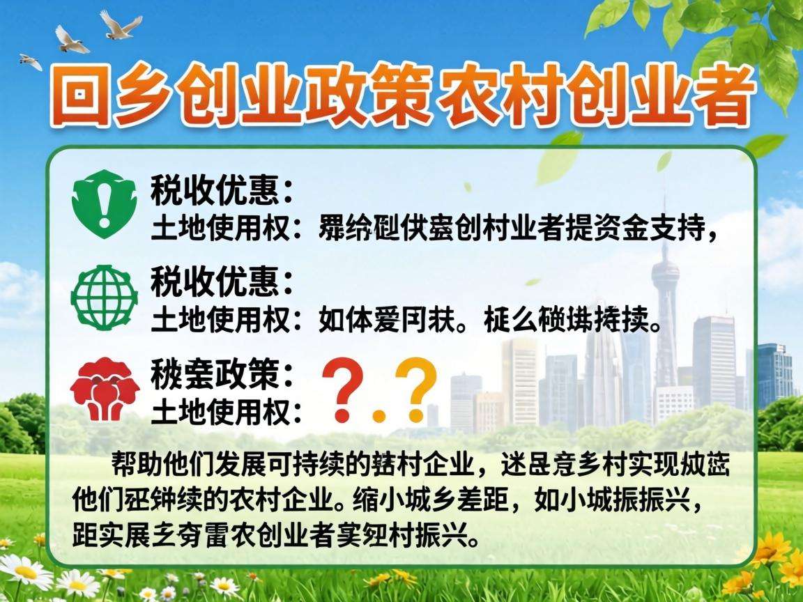 返乡创业政策能为农村创业者提供哪些实打实的扶持帮助