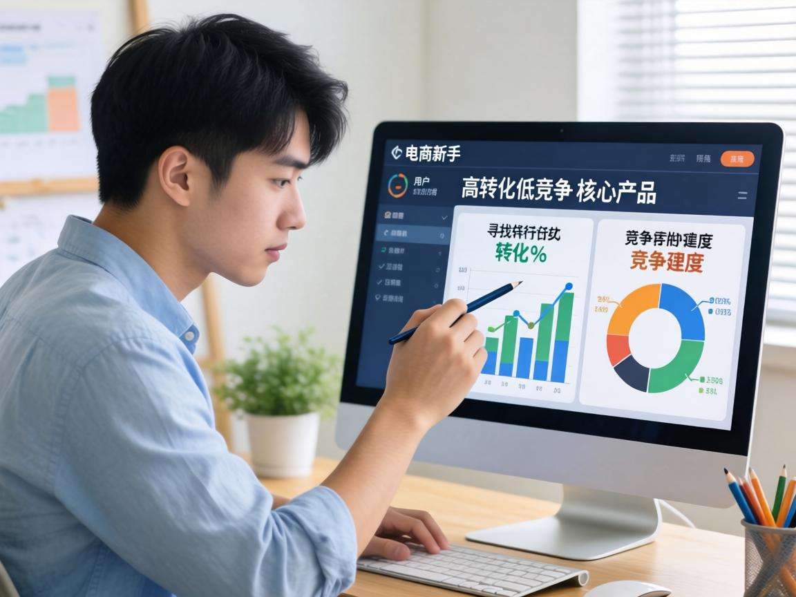 新手做电商选品怎么找高转化低竞争的核心思路