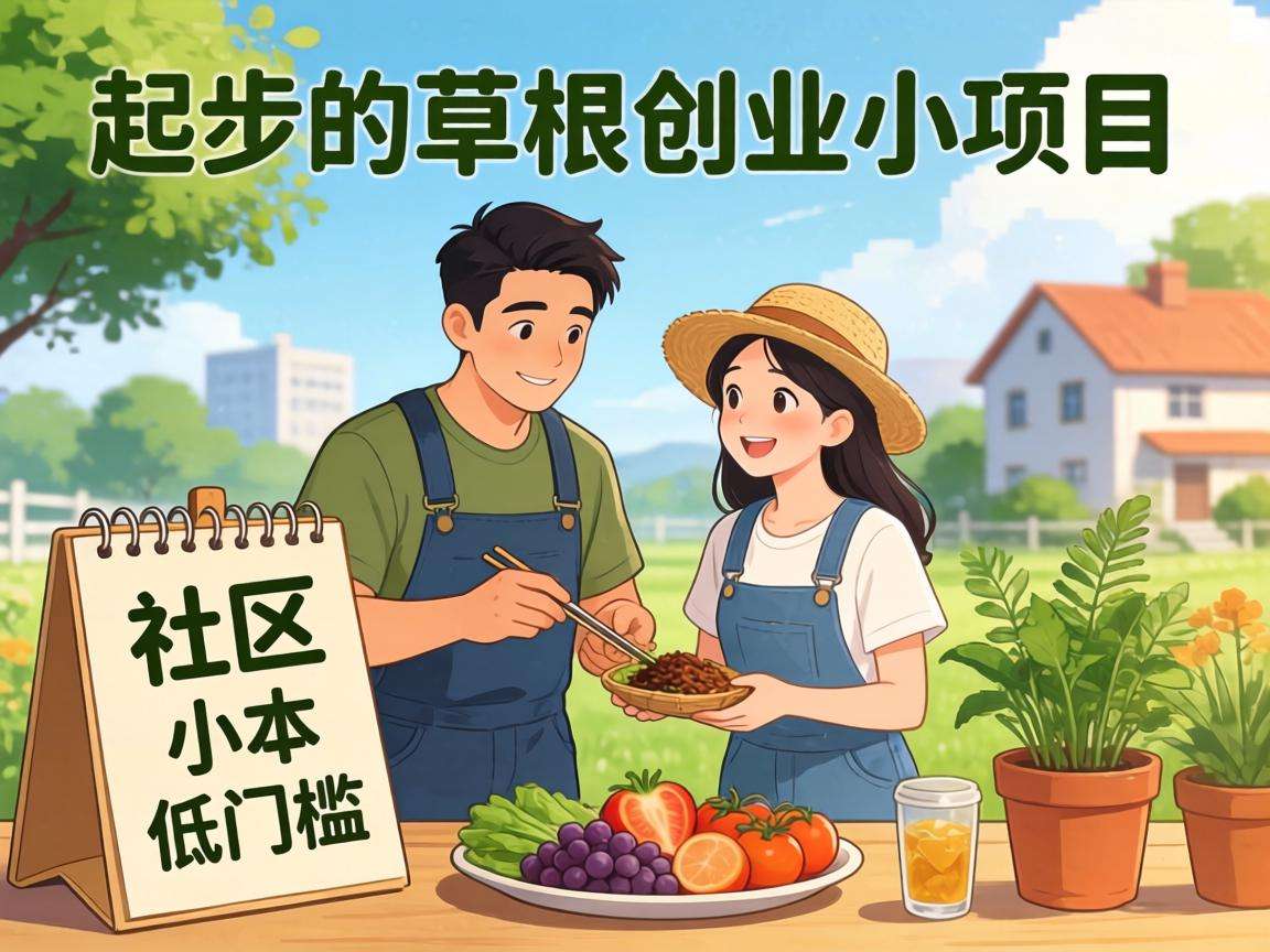 适合普通人起步的草根创业小项目有哪些低门槛选择？