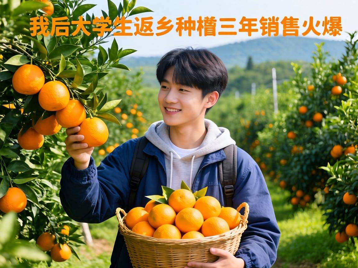 95后大学生返乡种橙三年能闯出怎样的创业新天地