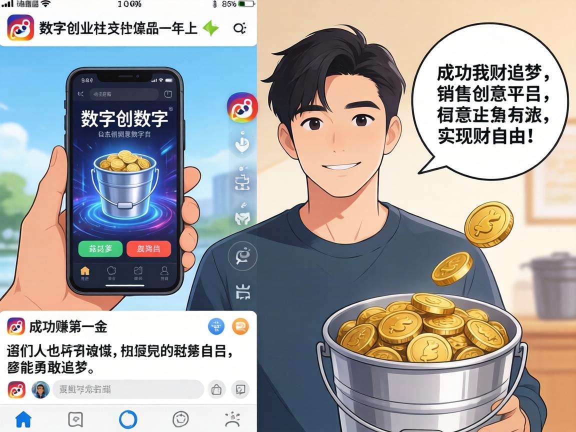 没资源没背景的普通人靠数字创业真的能赚到第一桶金吗