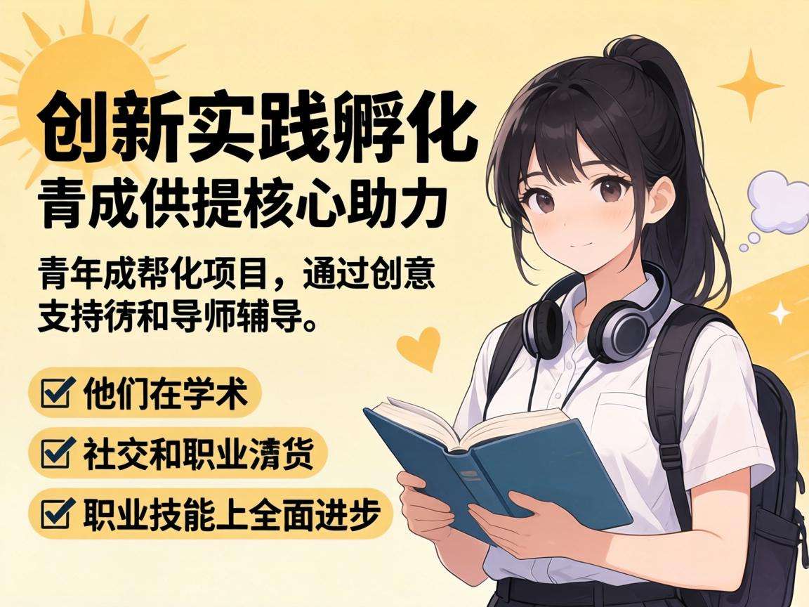 学生创新实践孵化项目能为青年成长带来哪些核心助力