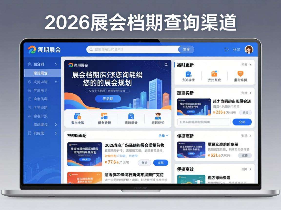 想查2026年展会档期有哪些实用高效的查询渠道？