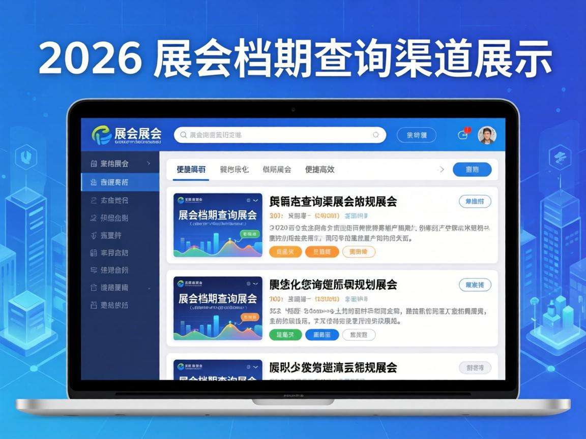 想查2026年展会档期有哪些实用高效的查询渠道？