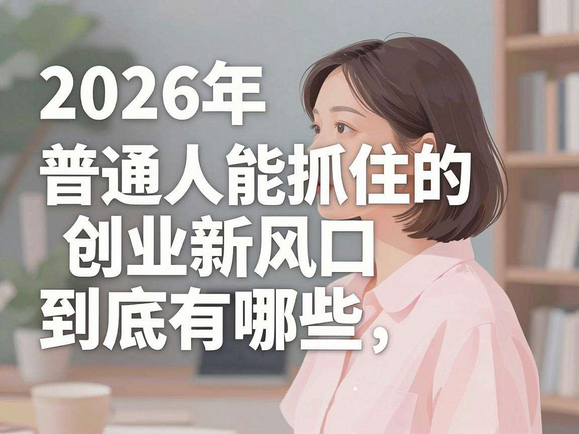 2026年普通人能抓住的创业新风口到底有哪些