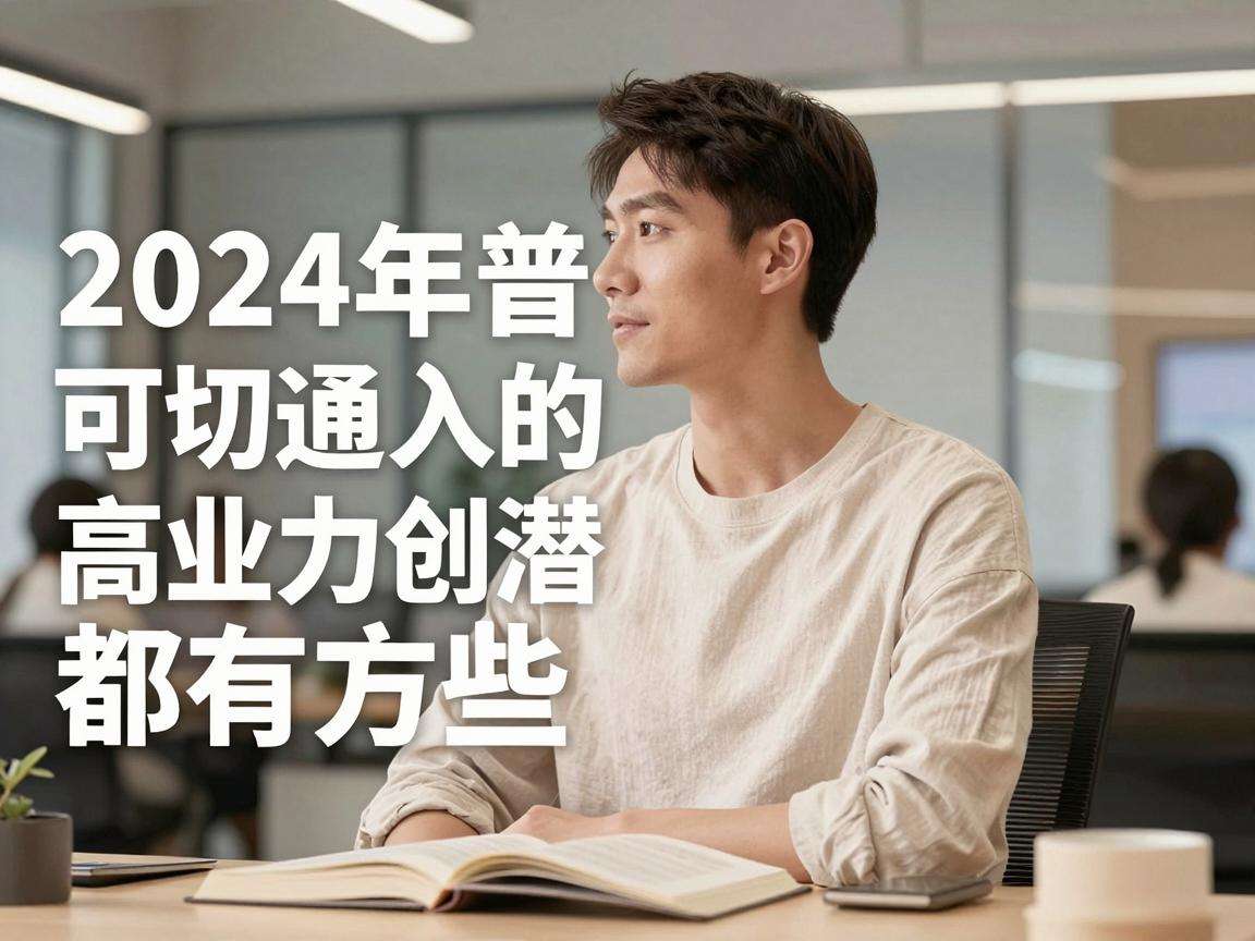 2024年普通人可切入的高潜力创业方向都有哪些