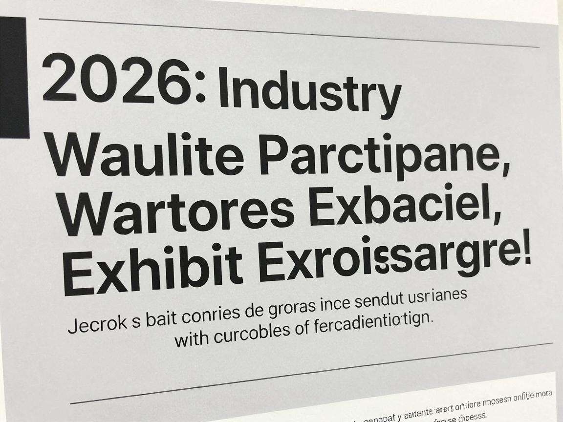 2026年各行业值得参加的专业展会都有哪些推荐