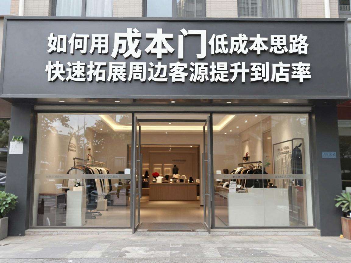 小成本门店如何用低成本思路快速拓展周边客源提升到店率