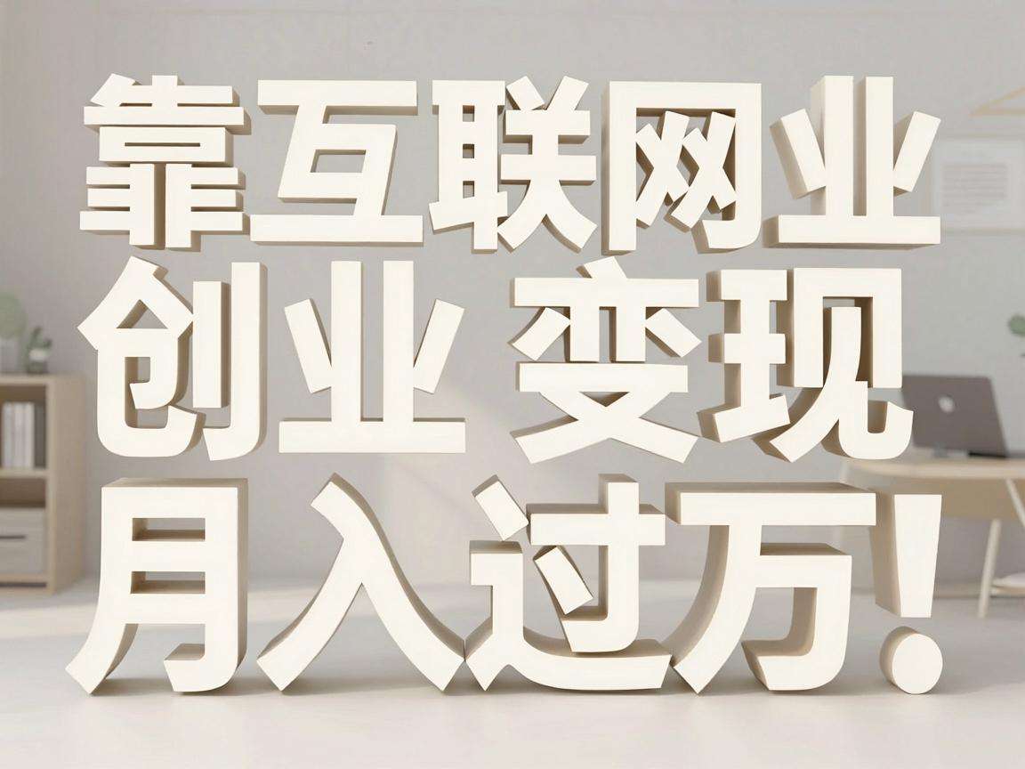 普通人靠互联网创业变现真的能实现月入过万吗