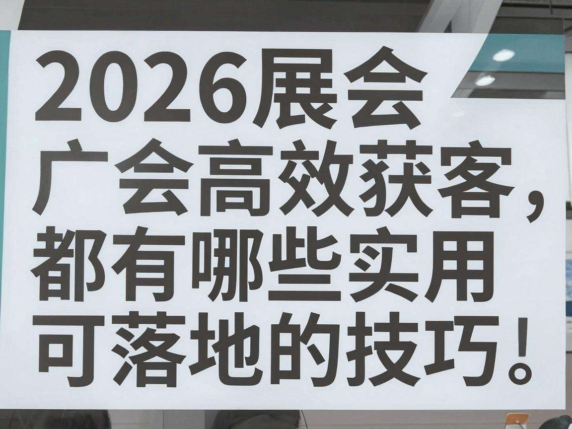 2026展会高效获客都有哪些实用可落地的技巧