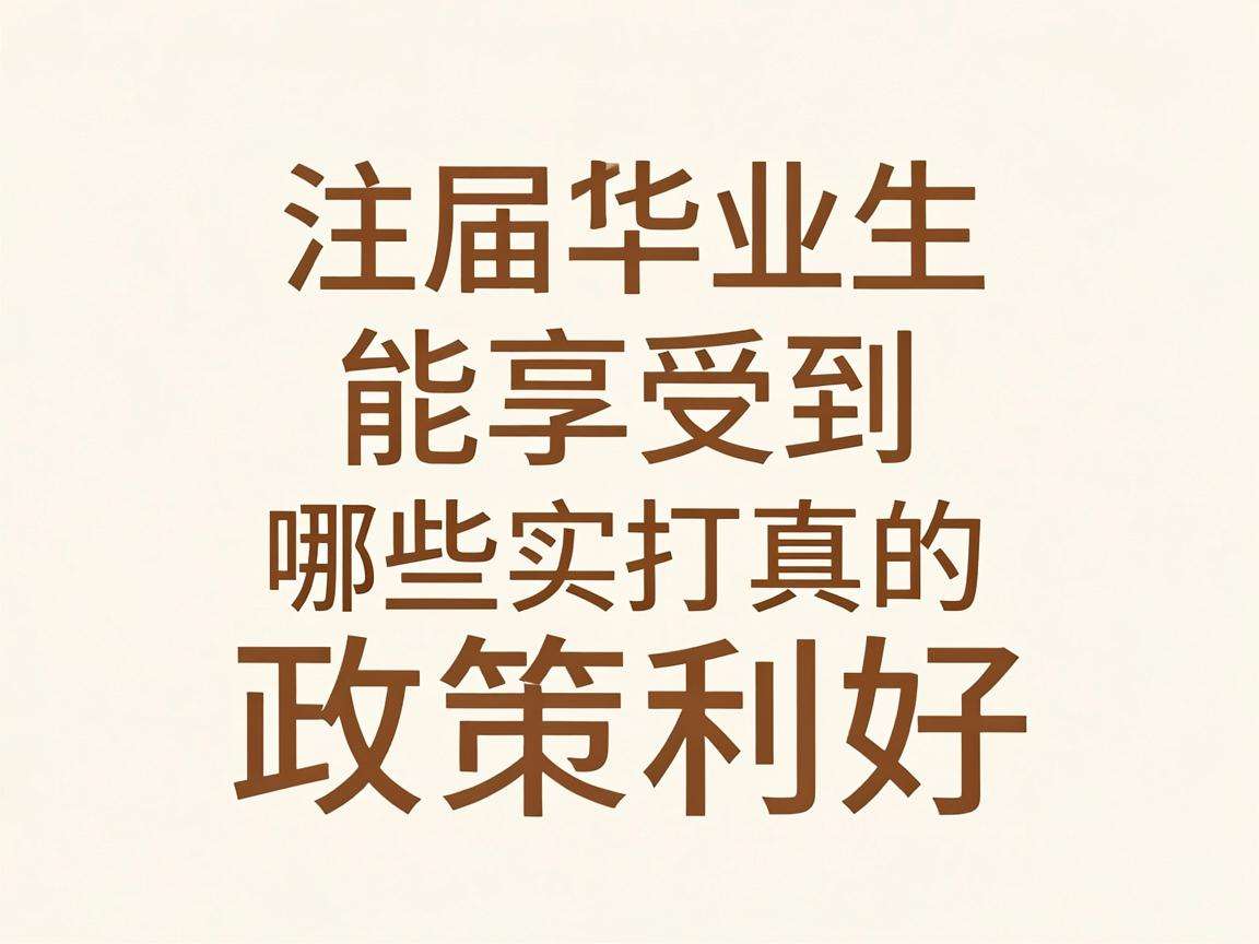 应届毕业生注册公司能享受到哪些实打实的政策利好