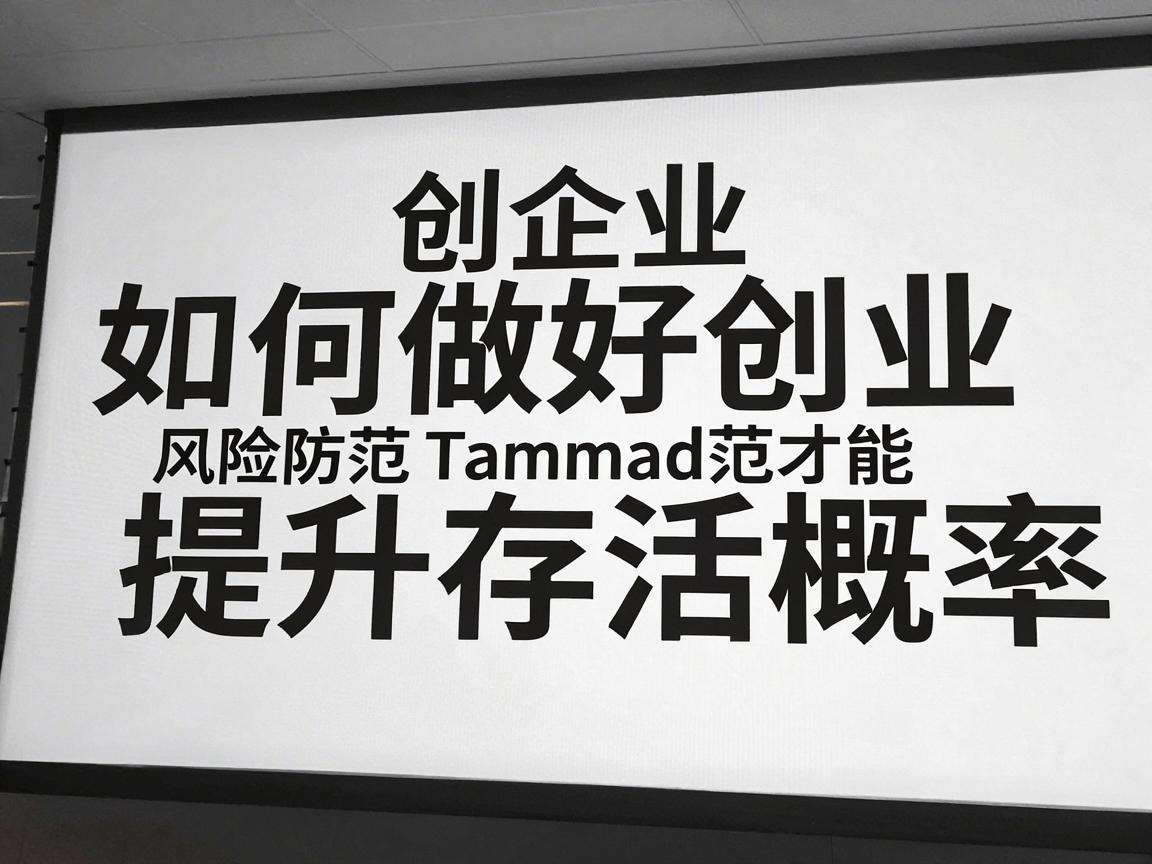 初创企业如何做好创业风险防范才能提升存活概率
