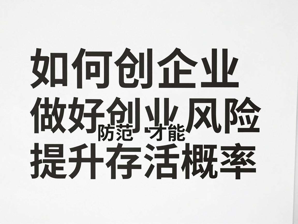 初创企业如何做好创业风险防范才能提升存活概率