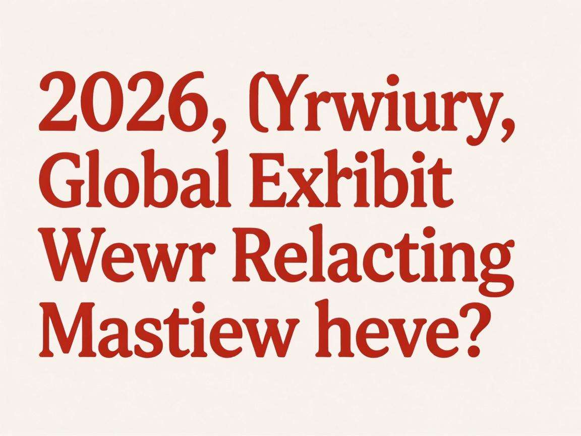 2026全球展会有哪些值得关注的最新消息？