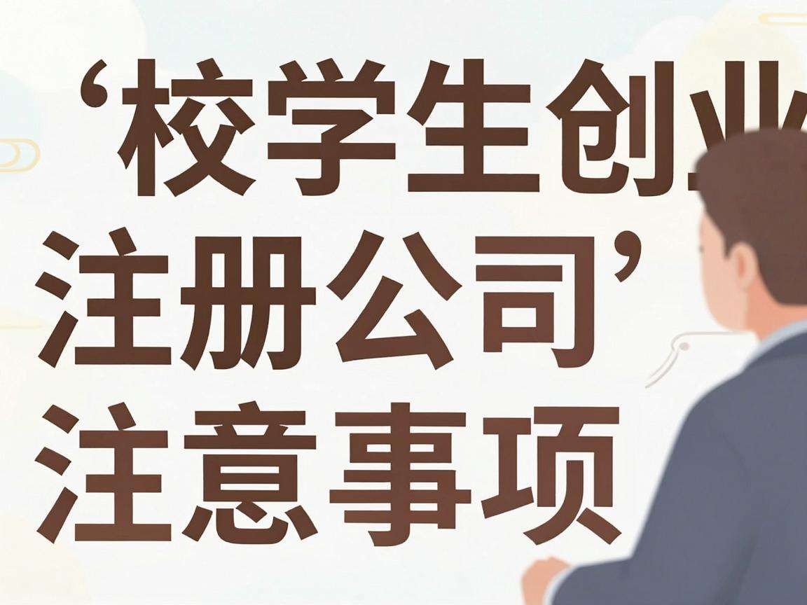 在校学生创业注册公司需要留意哪些关键注意事项