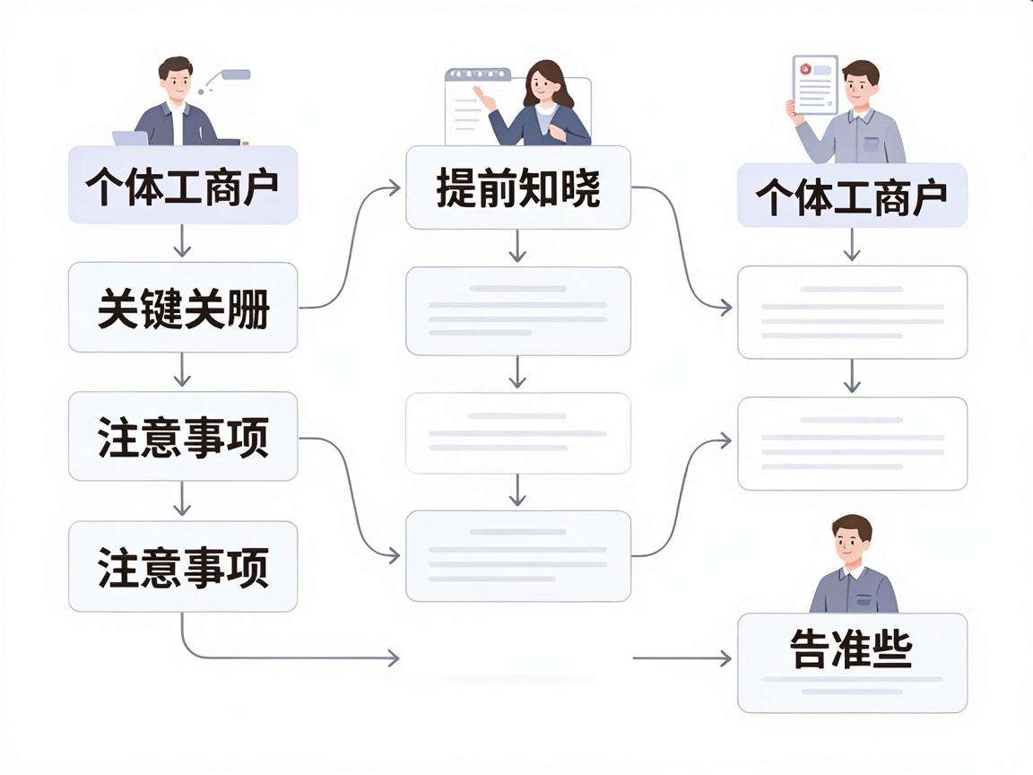 大学生办理个体工商户需要提前知晓哪些关键流程和注意事项