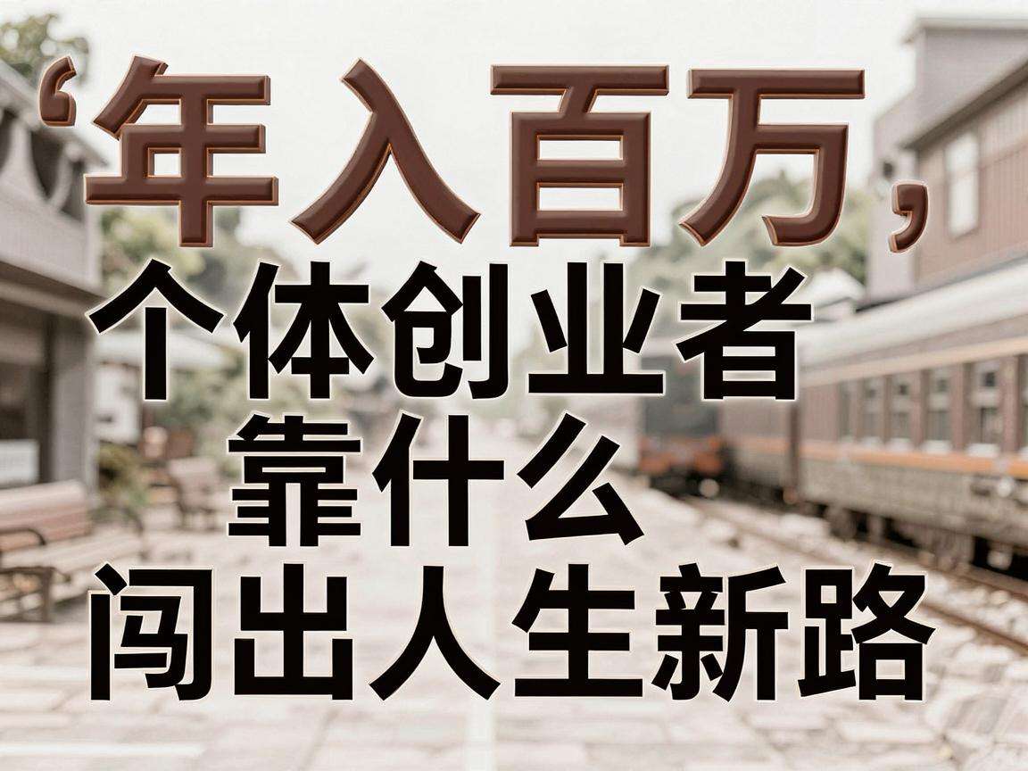 从负债摆摊到年入百万个体创业者靠什么闯出人生新路
