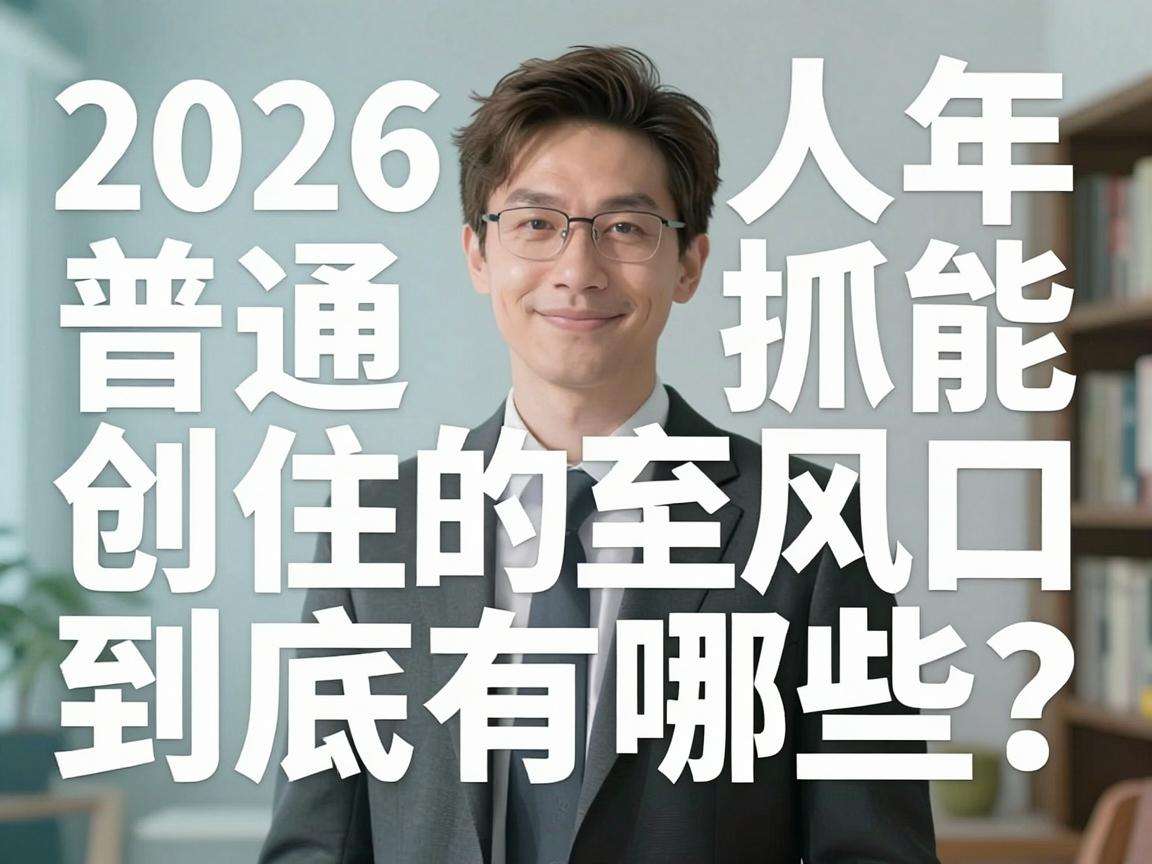 2026年普通人能抓住的创业风口到底有哪些？