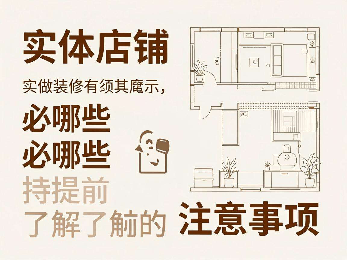 开实体店铺做装修有哪些必须提前了解的注意事项