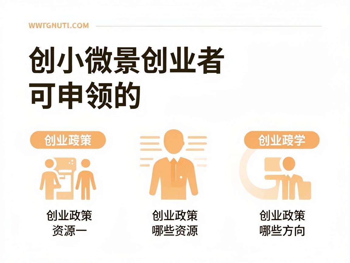 中小微创业者可申领的创业政策资源都包含哪些方向
