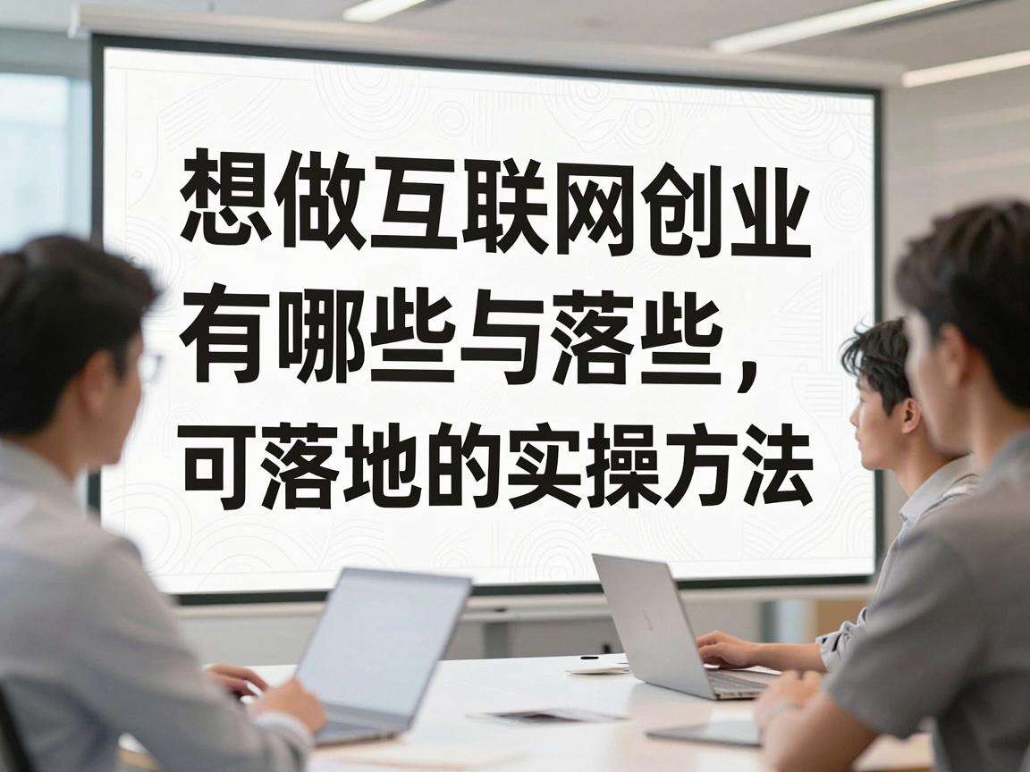 普通人想做互联网创业有哪些可落地的实操方法