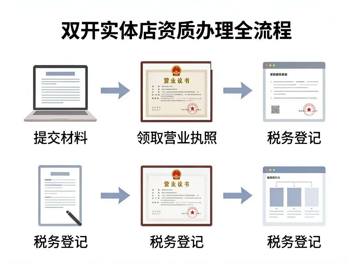 想开实体店资质办理全流程是怎样的