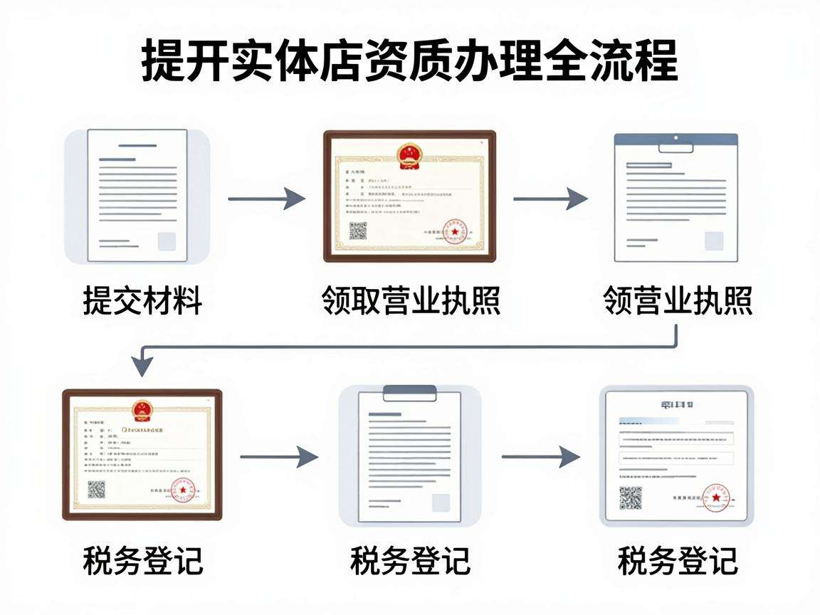 想开实体店资质办理全流程是怎样的
