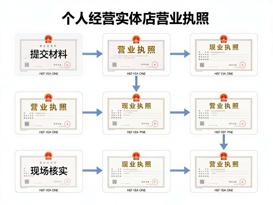 个体经营开实体店营业执照办理流程具体有哪些步骤？
