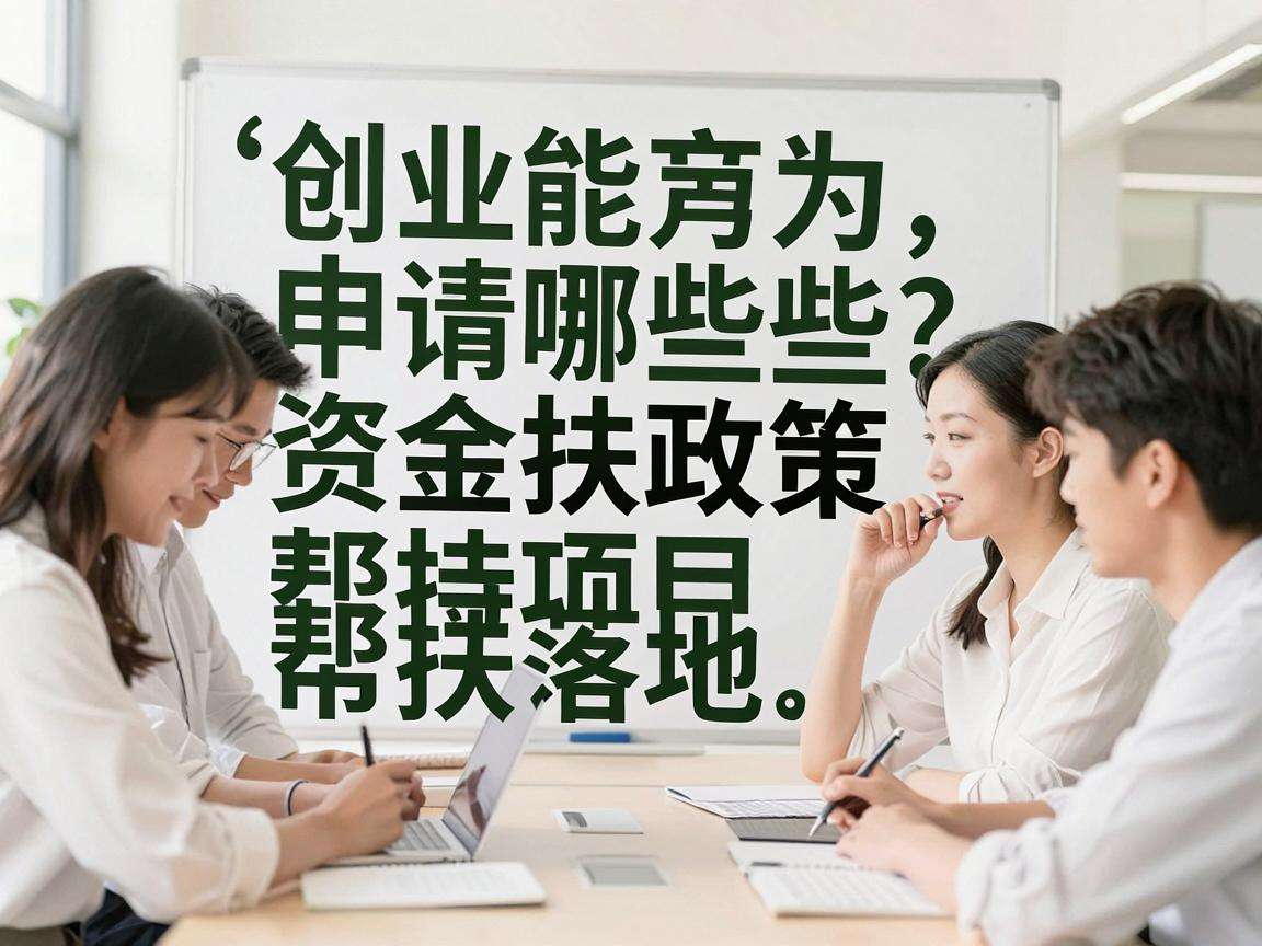 大学生创业能申请哪些资金扶持政策帮扶项目落地