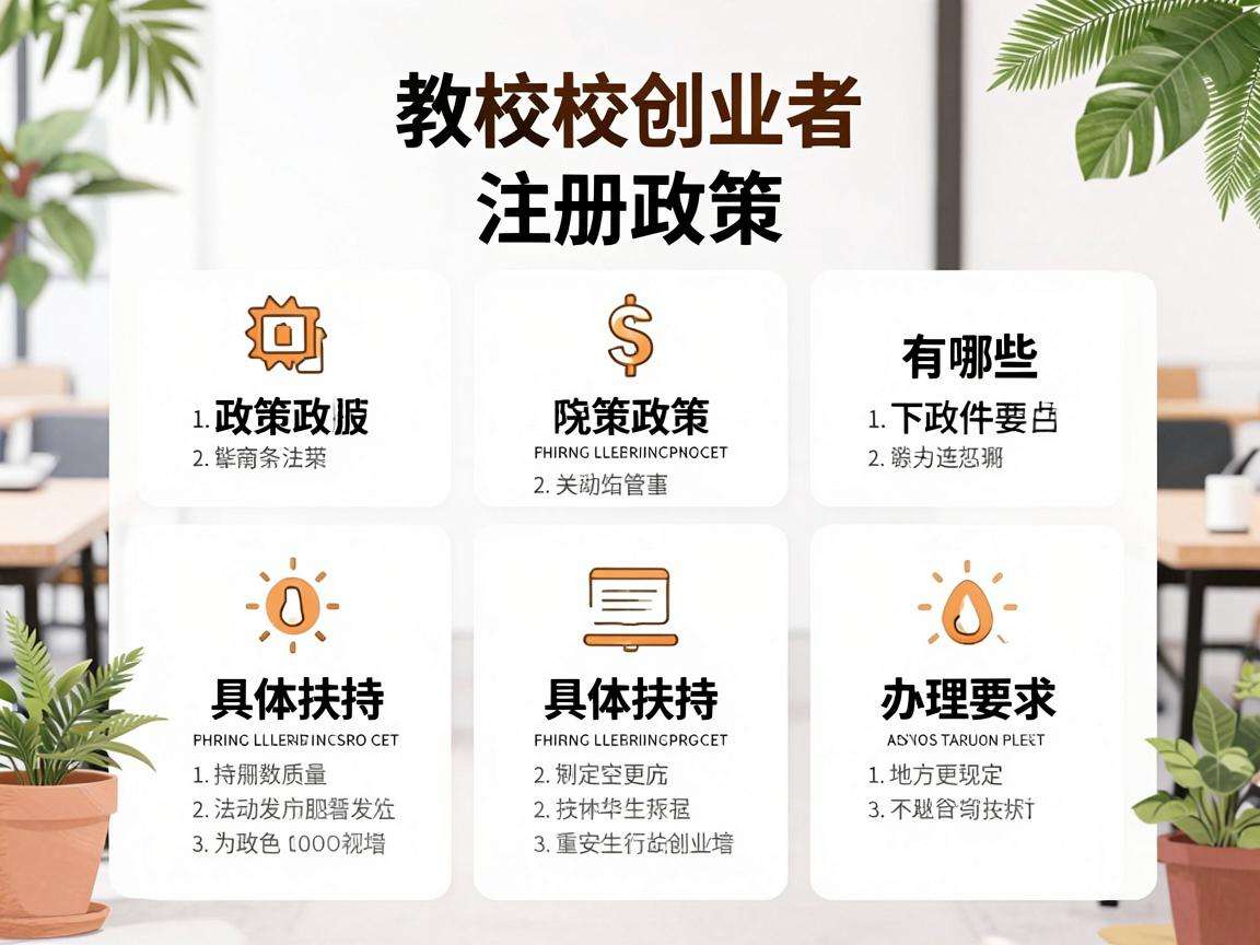 在校创业者注册政策有哪些具体扶持和办理要求