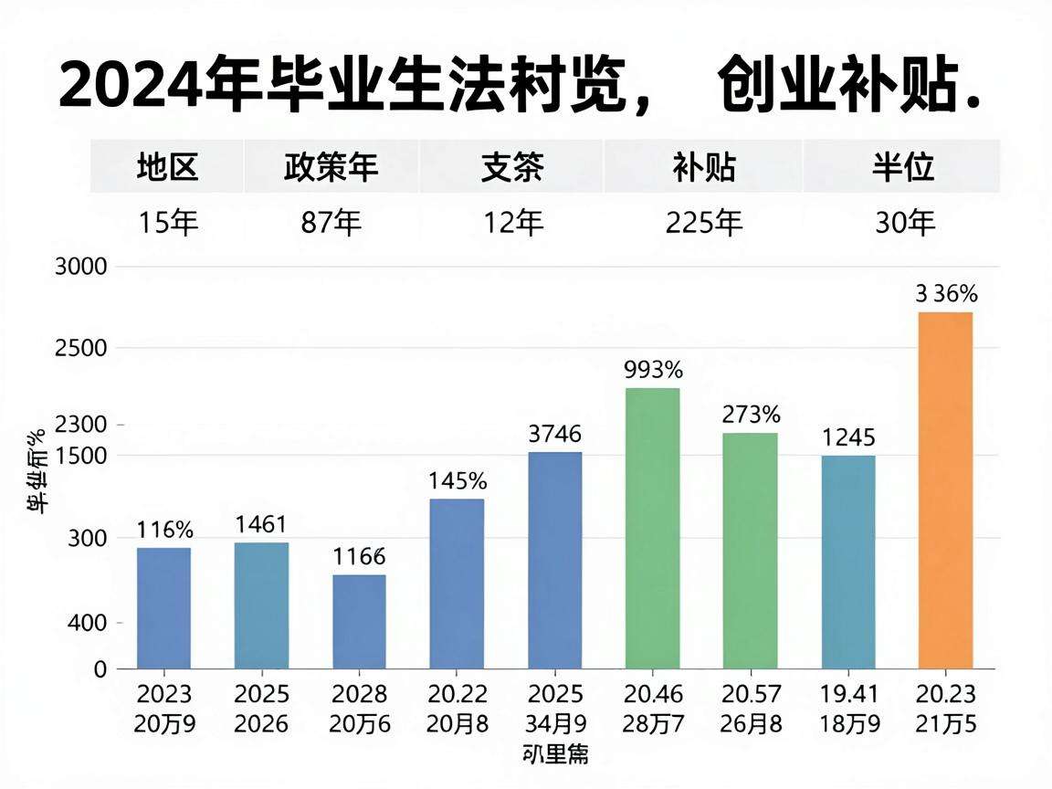 2024年各地毕业生创业补贴标准具体是怎样的？