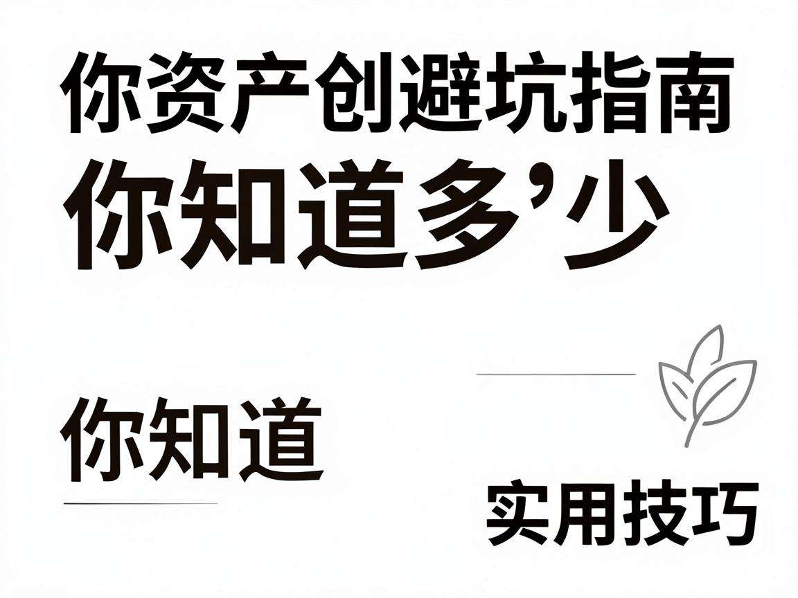 轻资产创业避坑指南你知道多少实用技巧