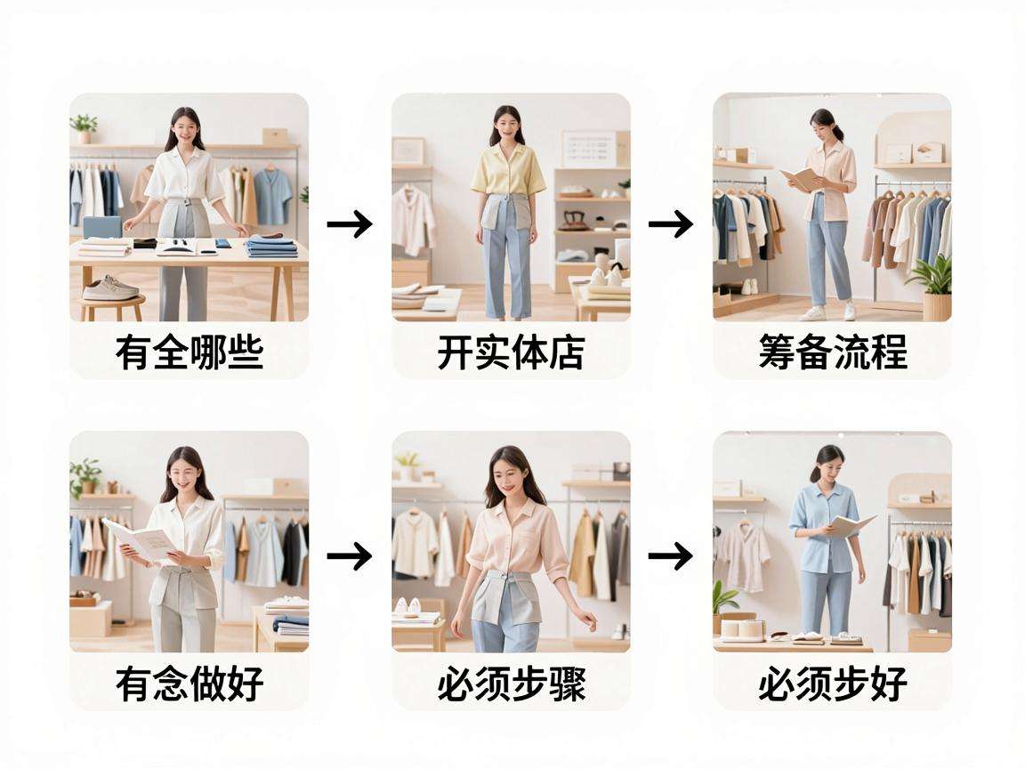 新手开实体店筹备全流程有哪些必须做好的步骤