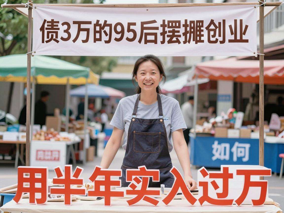 负债3万的95后摆摊创业如何用半年实现月入过万