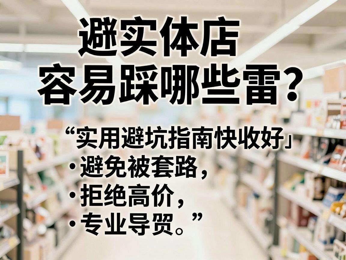 逛实体店容易踩哪些雷？这份实用避坑指南快收好