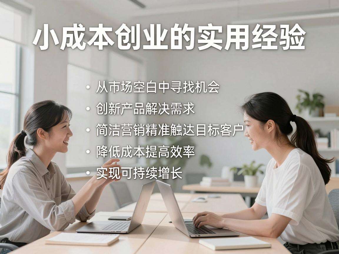 普通人小成本创业有哪些可直接复制的实用经验