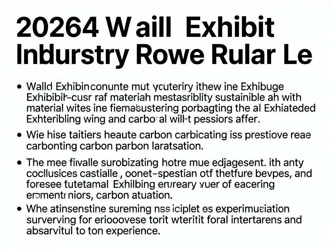 2026会展行业新规落地将给行业带来哪些具体变化