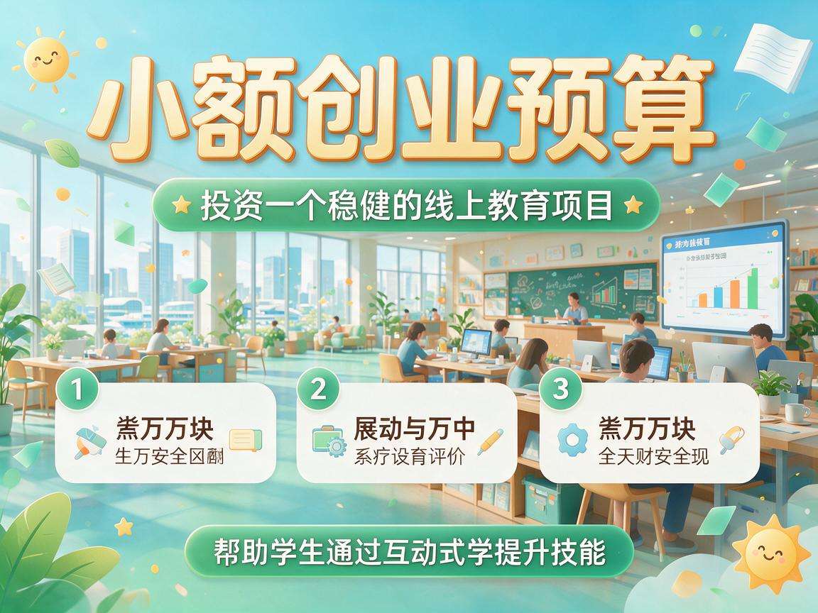 普通人手里有三万块，能找哪些稳当的小额创业好项目？