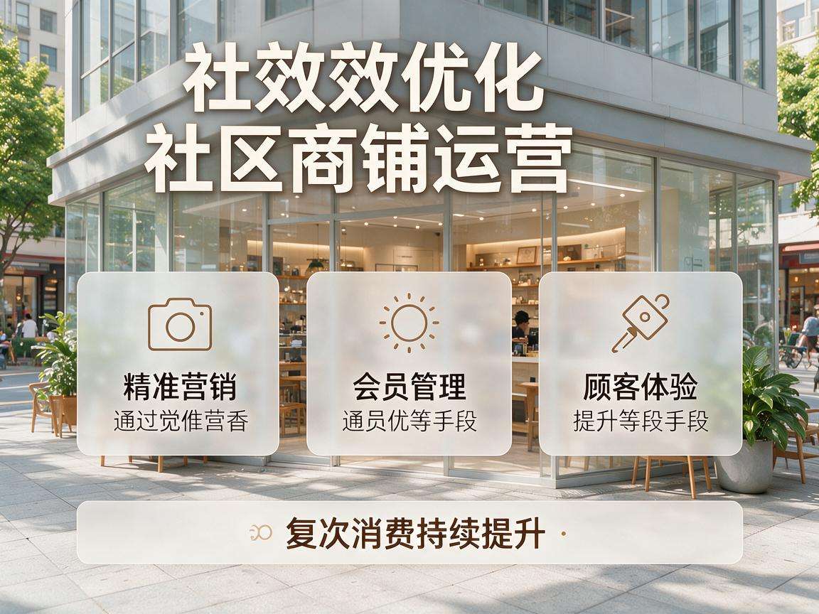 如何高效优化社区商铺运营实现复次消费持续提升