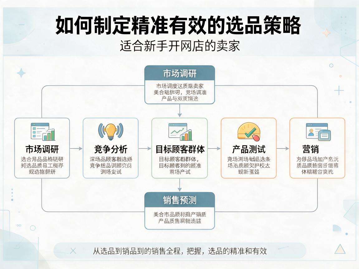 新手开网店该怎么制定精准有效的选品策略
